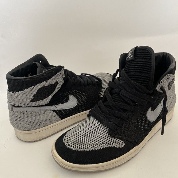 Nike Air Jordan 1 High Flyknit OG Shadow Style 919704-003 Sz 10 Sneakers Buy Air Jordan 1 Retro High OG Flyknit  main image 2